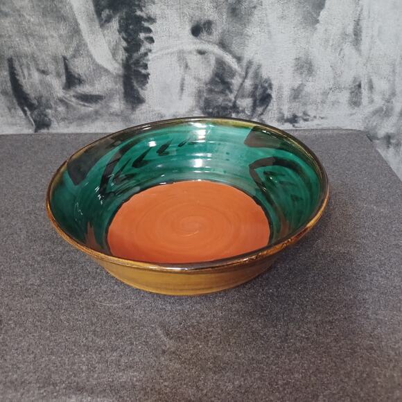 Large Lisa Naples Vintage Serving Bowl Vintage Late 80's - Picture 6 of 7